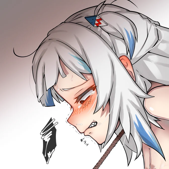悔しそうな顔 