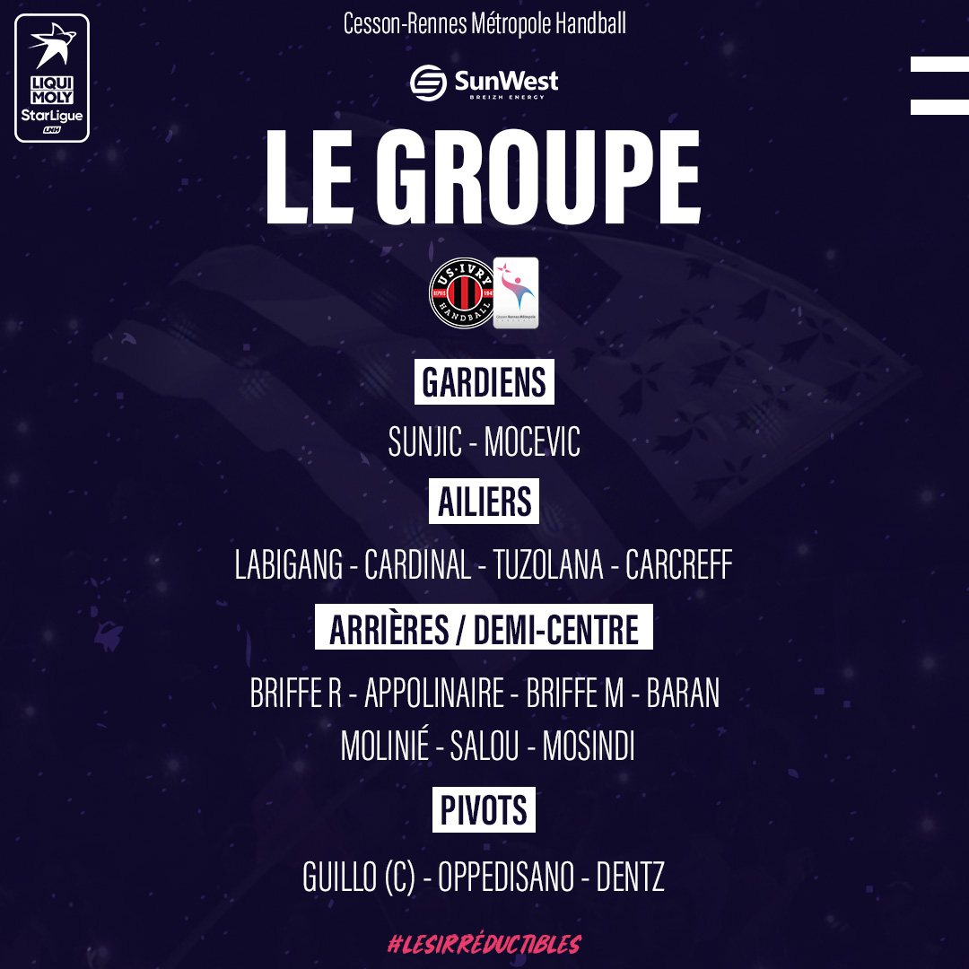 crmhb's tweet photo. 𝗟𝗘 𝗚𝗥𝗢𝗨𝗣𝗘 présenté par Sunwest 📃
L'infirmerie se vide avec le retour de Robin et Edgar, toutes les forces en présence à Delaune ce soir 🔥
🚑 Caussé
#USICES | #LesIrréductibles 🔵⚪️ https://t.co/yaF8HNkOqX