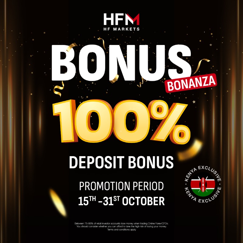 hfmbroker's tweet photo. Double your trading power with a 100% bonus. Don’t miss out!