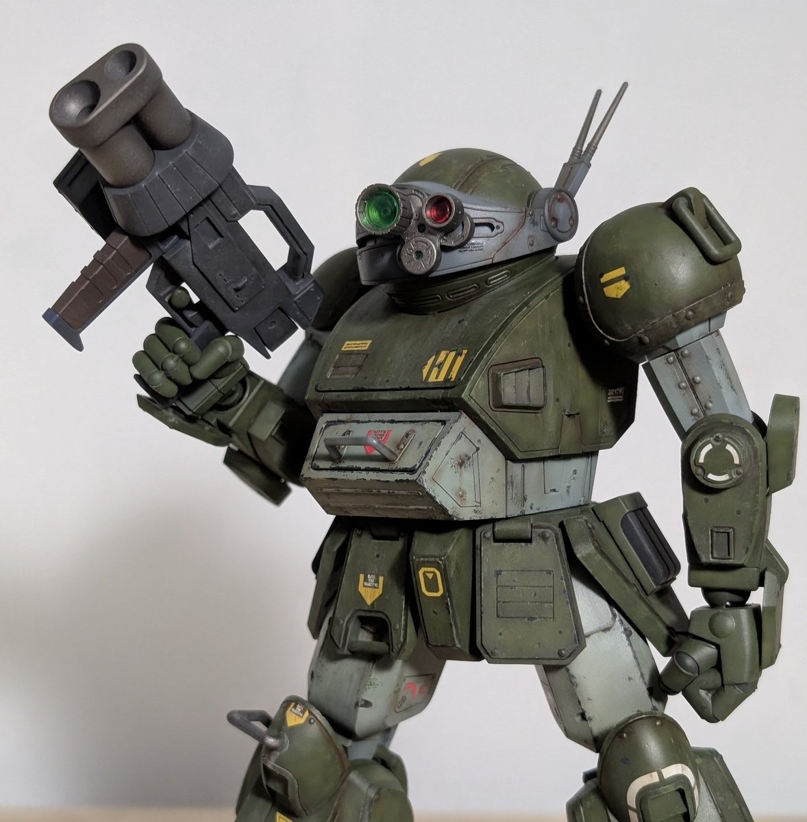 ltc_1217's tweet photo. Wave 1/24 スコープドッグ
#ウェーブ
#装甲騎兵ボトムズ 
#スコープドッグ https://t.co/26sxrXP0dq
