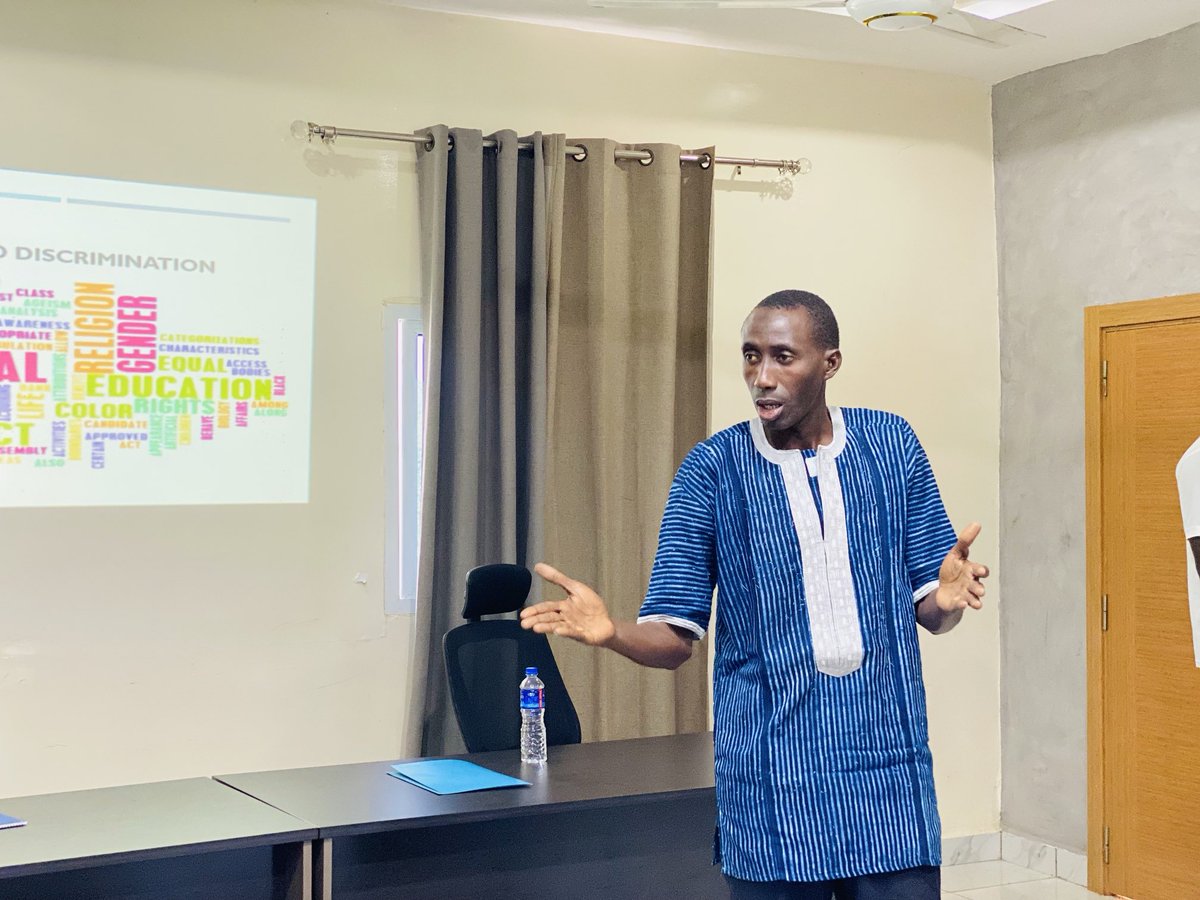 Movement for Social Justice@Official (@movement4sj) on Twitter photo Happening now!
Findings of the National Human Rights Commission (NHRC) on caste-discrimination.
“Caste-discrimination affects an estimated 260 million people worldwide.” - Mr Ebrima Kinteh - NHRC
<a href="/UNFPATheGambia/">UNFPA The Gambia</a>
<a href="/NgbvTheGambia/">NGBV-The Gambia</a> Happening now!
Findings of the National Human Rights Commission (NHRC) on caste-discrimination.
“Caste-discrimination affects an estimated 260 million people worldwide.” - Mr Ebrima Kinteh - NHRC
<a href="/UNFPATheGambia/">UNFPA The Gambia</a>
<a href="/NgbvTheGambia/">NGBV-The Gambia</a>