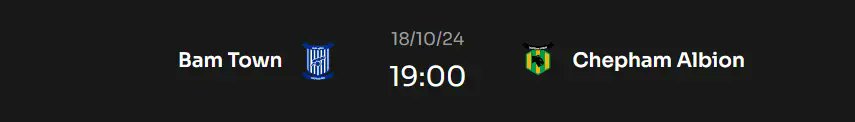 Chepham Albion is coming to Kidwool Lane tonight

all time rival from test seasons
will be an interesting match, hopefully we will forget last night set-back against Ivybrinfiel, and play our best football

#Footium #BamBam #web3