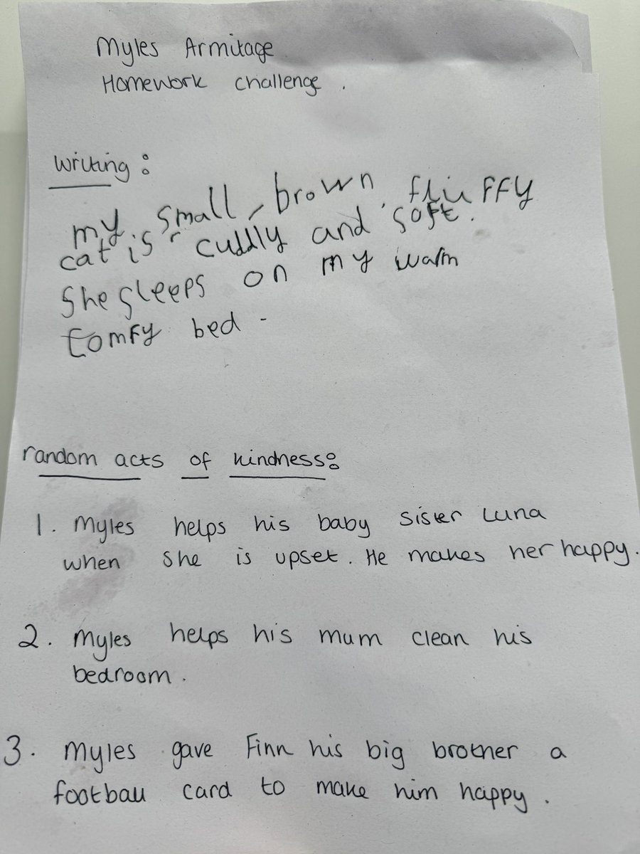 EllJadexo's tweet photo. @FPS_2_Hedgehogs #fpswyear2homeworkchallenge  

Some of Myles homework challenges he’s completed 😊 https://t.co/HnomJGJRcc
