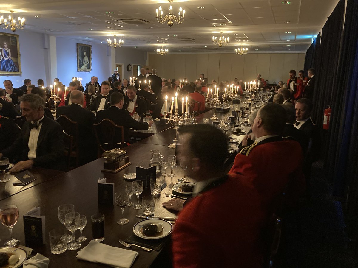 Another fab evening in the <a href="/Official_REME/">REME</a> Corps Officers’ Mess last night at the Autumn Guest Night.

Lots of great friends of REME were there including Chris and Si of <a href="/Carwood_Motor/">Carwood</a>,
James <a href="/NPAerospace/">NP Aerospace</a>, Andrew EKA and Tim <a href="/mku/">ᴹᴬ</a> and General Lamont <a href="/TeamForcesUK/">Team Forces</a> 

#REMEFamily 🇷🇴