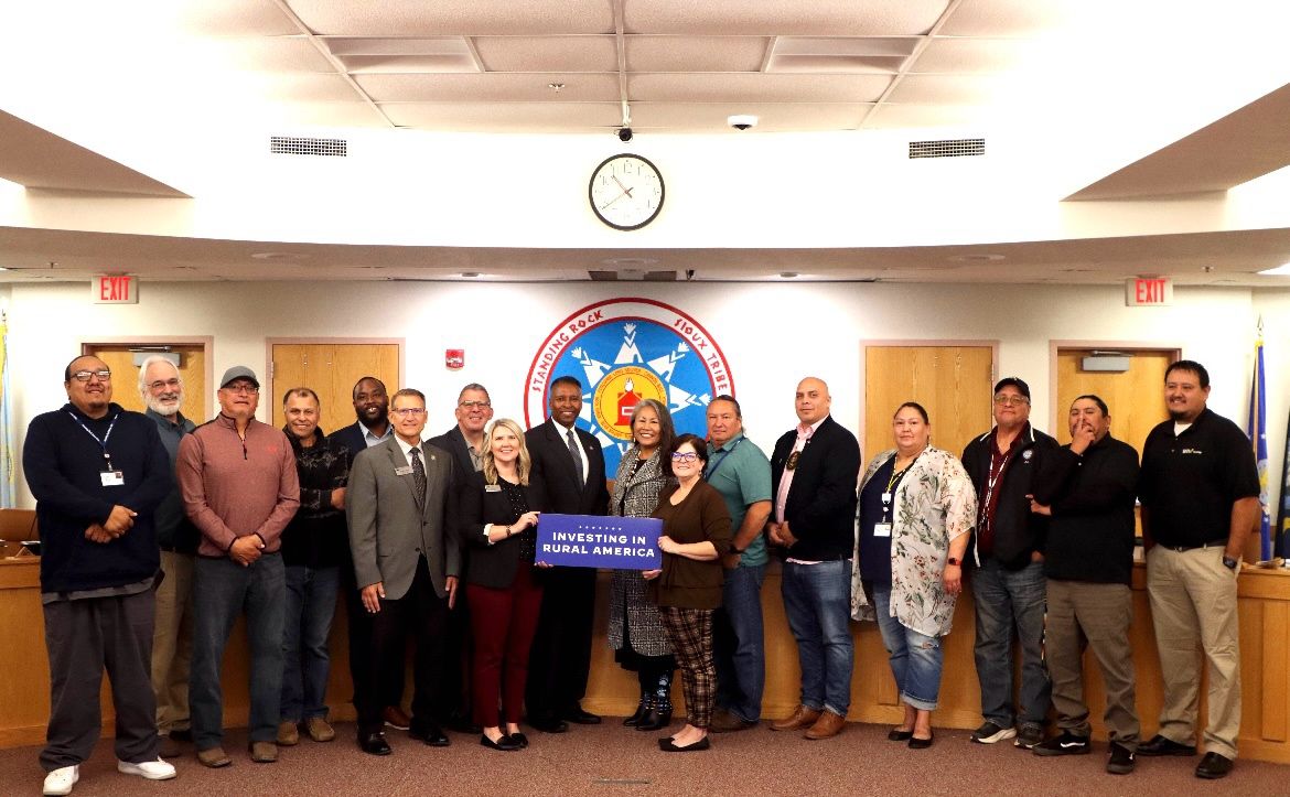 RD Undersecretary Basil I. Gooden, PhD (@basilgooden) on Twitter photo Congratulations to Standing Rock Telecom on this ReConnect award that will bring high-speed broadband to ranches, farms, businesses and residents in North and South Dakota. We are honored to make the National announcement impacting the Dakotas and eight other states. Congratulations to Standing Rock Telecom on this ReConnect award that will bring high-speed broadband to ranches, farms, businesses and residents in North and South Dakota. We are honored to make the National announcement impacting the Dakotas and eight other states.