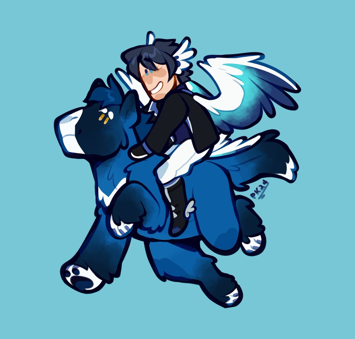 doodle for <a href="/stokori/">Toko 🕊</a> !! definitely one of my favorites 🪽