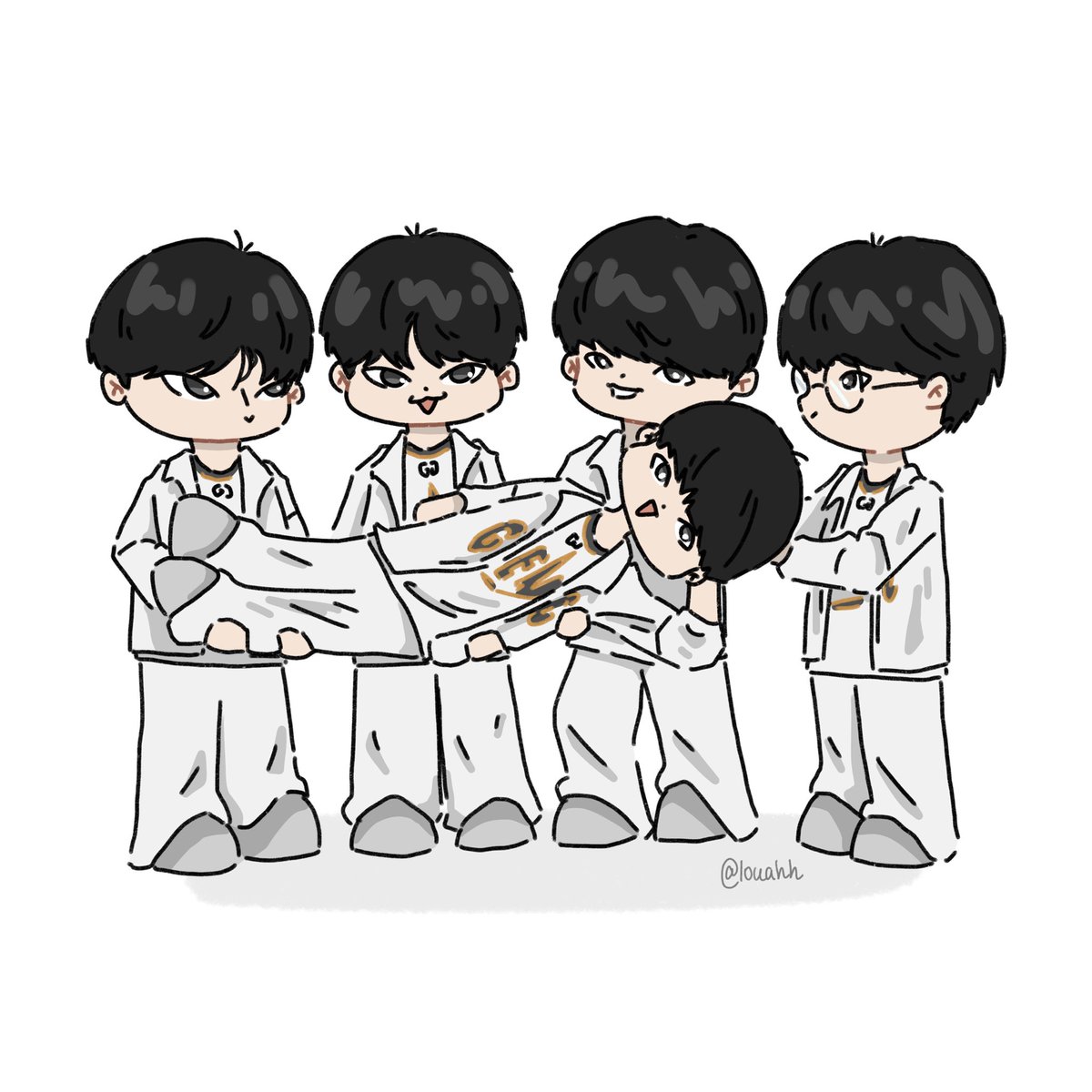 louaahh's tweet photo. moments before disaster (?)
(membership update 🫶🏼🐯)
#GENGLOL #GENGWIN #peyz #chovy #canyon #lehends #kiim #TIGERNATION #Worlds2024 https://t.co/mmI2QoCTId