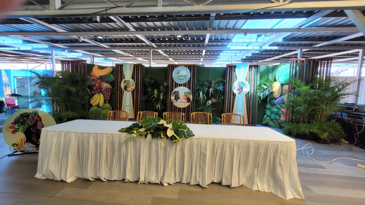 🇹🇹#WorldFoodDay in #Tobago was a grand affair this year, with a grand launch ceremony and interactive #WFD2024 branding. Super support from the Tobago House of Assembly and the Division of Food Security, Natural Resources, the Environment and Sustainable Development🎉🎉🎉