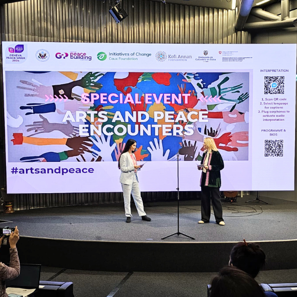 caux_iofc's tweet photo. The first Arts and Peace Encounters special event @GenevaPeaceWeek were the perfect proof of the transformative power and crucial role the arts play for sustainable peace.
@GenevaPeaceWeek @KofiAnnanFdn
@EDA_DFAE @EmbColSuiza @usmissiongeneva
@GVAGrad @GPPlatform @IofCIntl https://t.co/aBpIR5Mqey