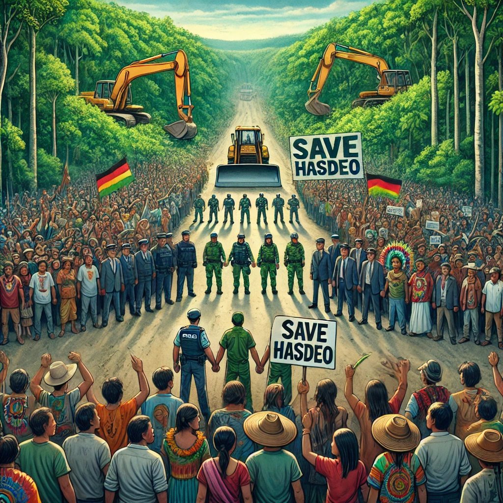 sumersingh1996's tweet image. There are many activities going in the Hasdeo forest but people of India are not aware of it. If we don't be aware soon then the whole Hasdeo forest gone to be devastated and there many species and tribes will be affected too much. So please let's stop them. #hasdevforest 🙏🙏