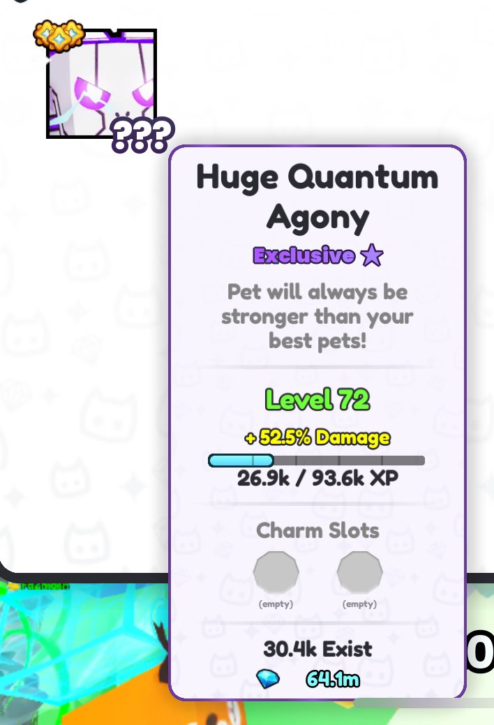 juniisaturtle's tweet photo. 🥳🎉 HUGE PS99 GIVEAWAY!!🎉🥳
🔥 HUGE QUANTUM AGONY! 🔥

to enter:
🔔 follow me! 🔔
❤️ like &amp; retweet! 🔄
💬 comment your user! 💬

gw ends in 2 days, gl! 🍀🤞

#PS99 #PetSimulator99 #PetSim #PetSimulator #PetSimulator99Giveaways https://t.co/0o0RMbJUUF