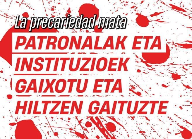 🔴 Lizarrako langile baten heriotzak 4⃣8⃣ra igo du Euskal Herrian aurten hildako langileen kopurua #prekaritateahiltzailea

🔗 labur.eus/CVBN2