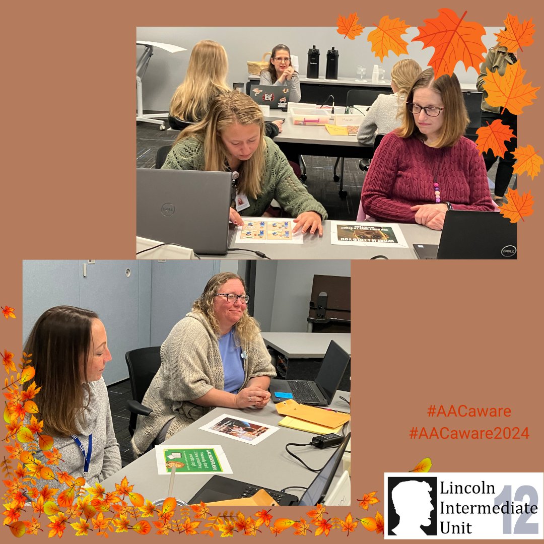 During the opening activity at a professional development session, staff completed a Puzzlemates activity using AAC-related memes and comics. <a href="/LincolnIU12/">Lincoln IU12</a> <a href="/LIU12_TaC/">TaC_IU12</a> <a href="/LIU12_PD/">Lincoln IU12 PD</a> <a href="/FLC_LIU12/">LIU12_FLC</a> #LIUAssistiveTech #AACaware #AACaware2024 #AugComm #AAC #SLPeeps #AssistiveTech #AT