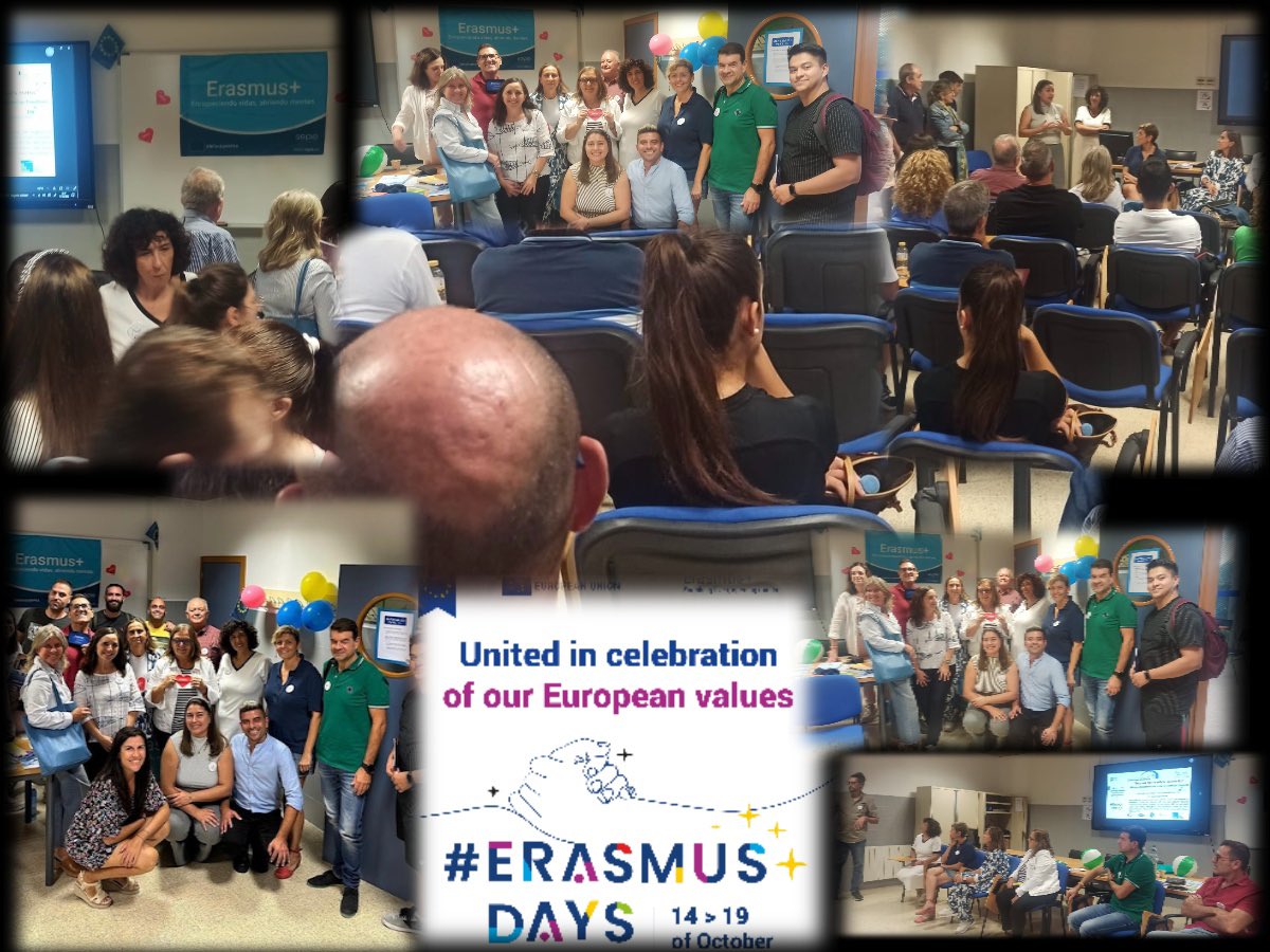 AMAE Asociación Mediterránea Amigos de Erasmus (@asociacionamae) on Twitter photo Ayer celebramos los 🇪🇺#ErasmusDays en <a href="/EOICartagena/">Escuela Oficial de Idiomas de Cartagena</a> Un diálogo tan interesante como emocionante. Intercambio de buenas prácticas #ErasmusPlus que, sin duda, sigue “Enriqueciendo vidas, abriendo mentes” ¡Gracias <a href="/sepiegob/">SEPIE</a>, 🙌por el material! Hay #Erasmus para todos y para rato💪😉 Ayer celebramos los 🇪🇺#ErasmusDays en <a href="/EOICartagena/">Escuela Oficial de Idiomas de Cartagena</a> Un diálogo tan interesante como emocionante. Intercambio de buenas prácticas #ErasmusPlus que, sin duda, sigue “Enriqueciendo vidas, abriendo mentes” ¡Gracias <a href="/sepiegob/">SEPIE</a>, 🙌por el material! Hay #Erasmus para todos y para rato💪😉