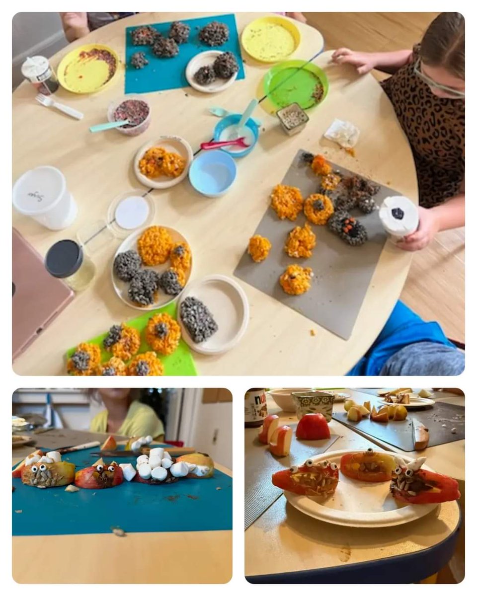 meridian_micro's tweet photo. October cooking class students are concocting some cool creations. Aren't these spooky snacks boo-tiful?! https://t.co/gIFPM1FO0g