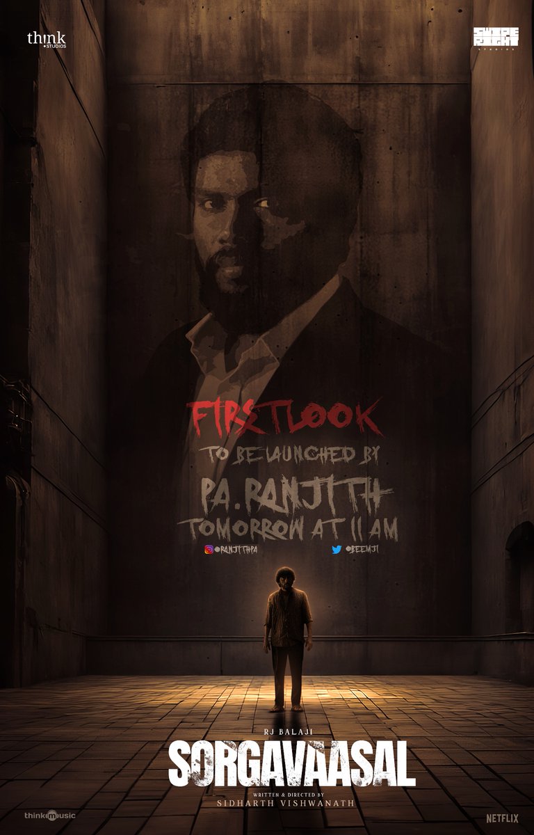 Kick starting the promotional campaign of my first Feature Film ‘Sorgavaasal’ with <a href="/RJ_Balaji/">RJ Balaji</a>  sir! 

Need all your support, wishes and love as always! Thank you <a href="/beemji/">pa.ranjith</a> sir for doing this for me ❤️❤️

<a href="/ThinkStudiosInd/">Think Studios</a> <a href="/SwipeRight_SRS/">SwipeRightStudio</a> <a href="/NetflixIndia/">Netflix India</a> <a href="/thinkmusicindia/">Think Music</a>