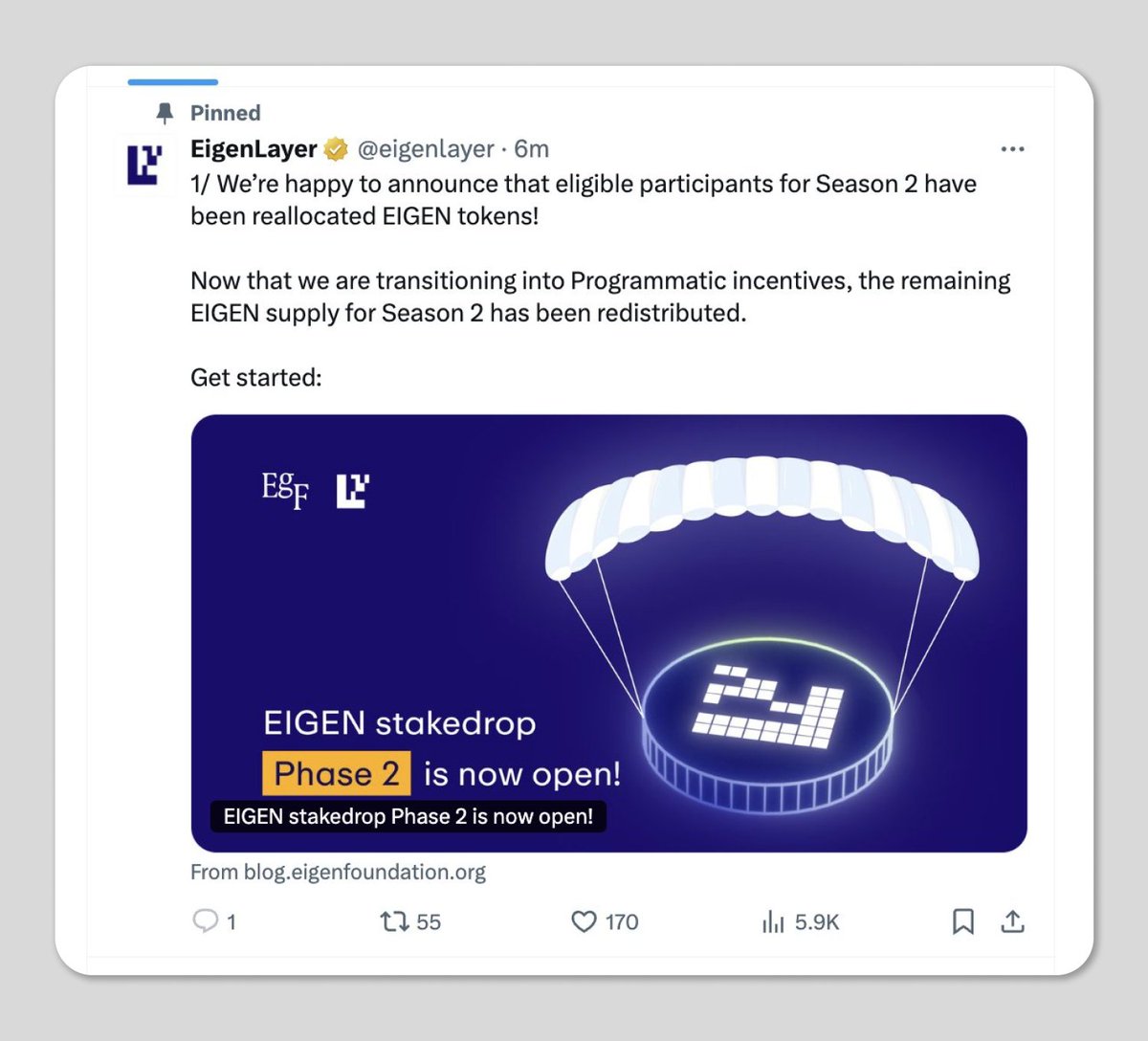 Crypto.com (@cryptocom) on Twitter photo π¨ ALERT π¨
β οΈ <a href="/eigenlayer/">EigenCloud</a>'s X account has been hacked.
Do not interact with any links or messages from the account.
RT to spread the message. π¨ ALERT π¨
β οΈ <a href="/eigenlayer/">EigenCloud</a>'s X account has been hacked.
Do not interact with any links or messages from the account.
RT to spread the message.