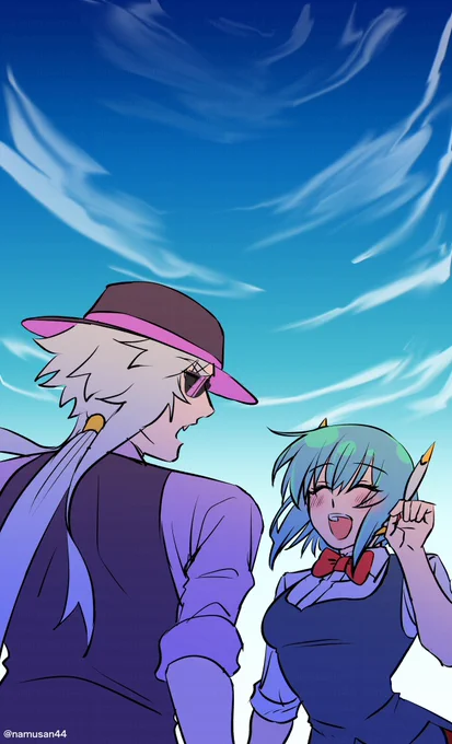 Bluesky進出記念絵ですやる事自体は今まで通りなのでご心配なく…!ただ絵の投稿の仕方は変わる可能性があります… 