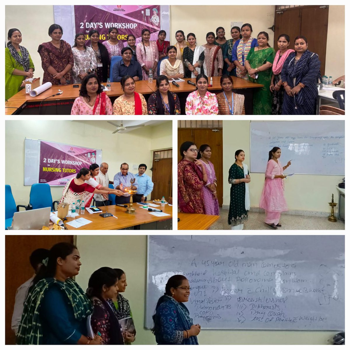 Successfully completed second batch of Workshop for Nursing Tutors on Effective Teaching skill
<a href="/mangalpandeybjp/">Mangal Pandey</a> 
<a href="/BiharHealthDept/">Bihar Health Dept</a> 
<a href="/IPRDBihar/">IPRD Bihar</a> 
<a href="/MoHFW_INDIA/">Ministry of Health</a>