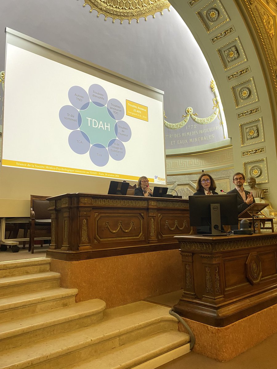 SMP_MedicoPsych's tweet photo. La Pr Stéphanie Bioulac et Sébastien Weibel nous présentent les comorbidites principales du #TDAH et les diagnostic différentiels.
@SebastienWeibel @acadmed #adhd #SFTDAH https://t.co/HoynNIGcMQ