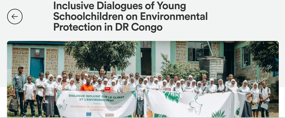 Today, we have a guest post by <a href="/JospinIssa1/">Issa Ludunge Jospin</a>, the co-founder of the Green Congo Initiative who writes about how this organization is training of young generations in environmental protection and climate change.

Read the full article here: happyeconews.com/inclusive-dial…

#happyeconews