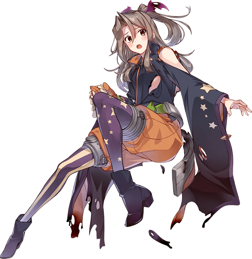 瑞鳳改二 Halloween modeの立ち絵と中破絵 かぼちゃパンツ #艦これ