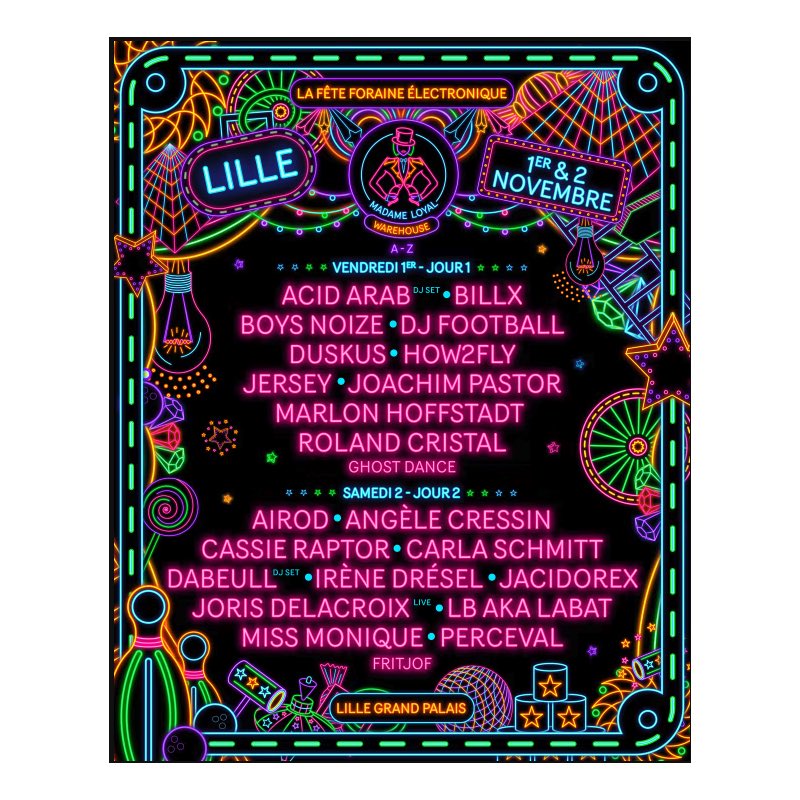 Je vends une place pour Madame Loyal le 2 novembre à lille ! pv pour + d’infos !