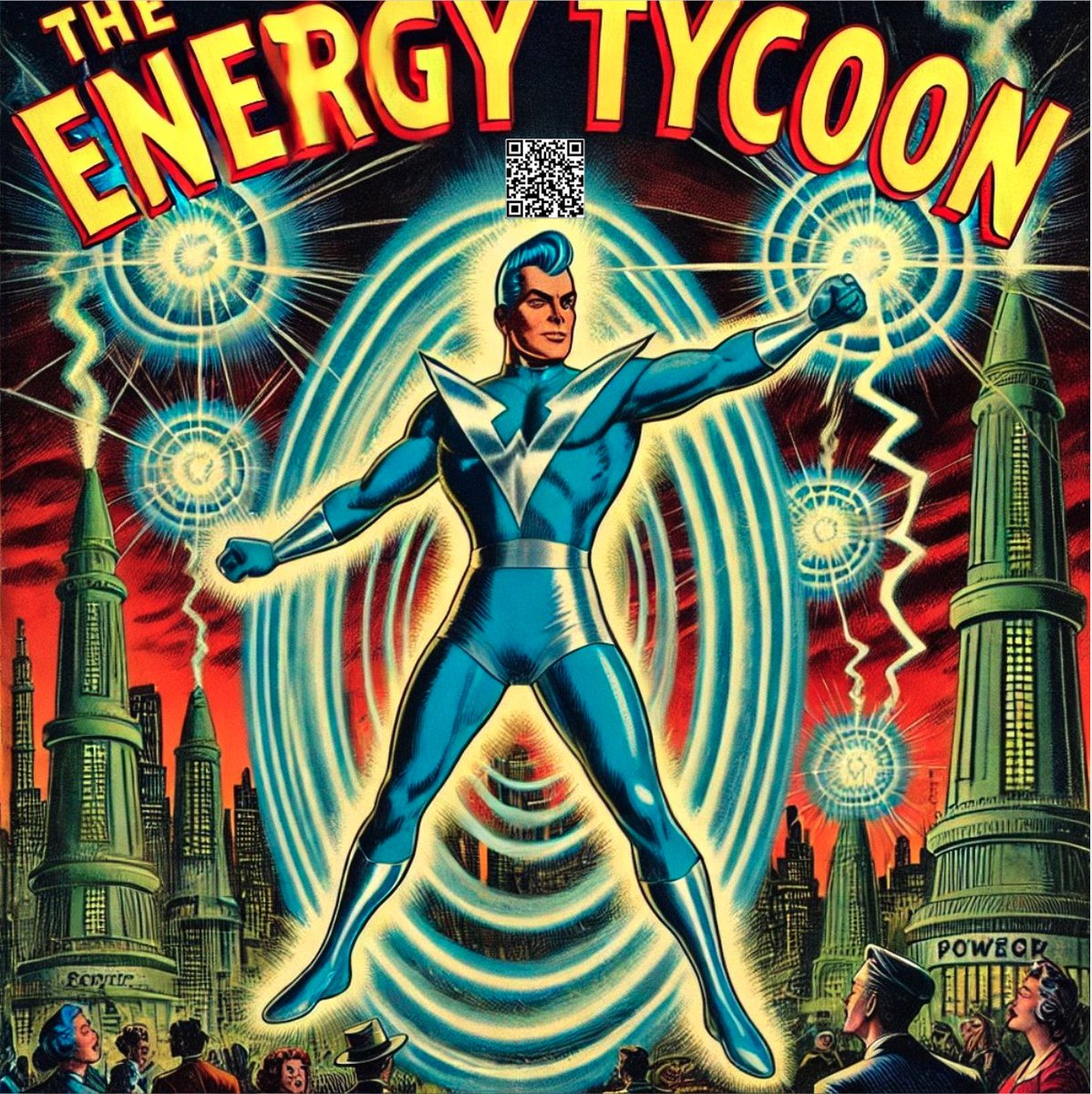 I used Chat GPT to create a short comic book series about how CONNECTRICITY from <a href="/MonsterMyCity/">Monster My City 🏙️</a> transformed Gavin into “The Energy Tycoon” 🦸‍♂️

Use the <a href="/OPES_AI/">OpesAI</a> app to collect each one of these Digital Collectibles FOR FREE!!! QR Codes in images.   opes.ai/deeplink/event…