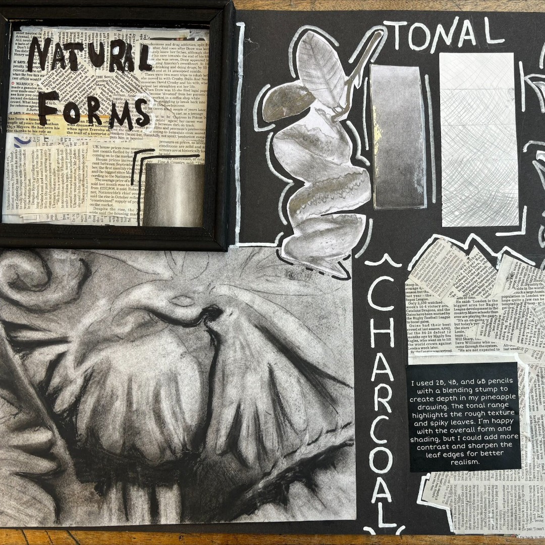 SacredHrtCrosby's tweet photo. 🧑🎨🎨Our Year 10 fine artists have submitted some fantastic work on #TonalDrawing.
Their sheets here are based on natural forms. They have worked very hard on these and we are impressed with the final result - well done!
#ToBeMore #FineArt #StudentArtists #YoungArtists https://t.co/wOV4wx4TT0