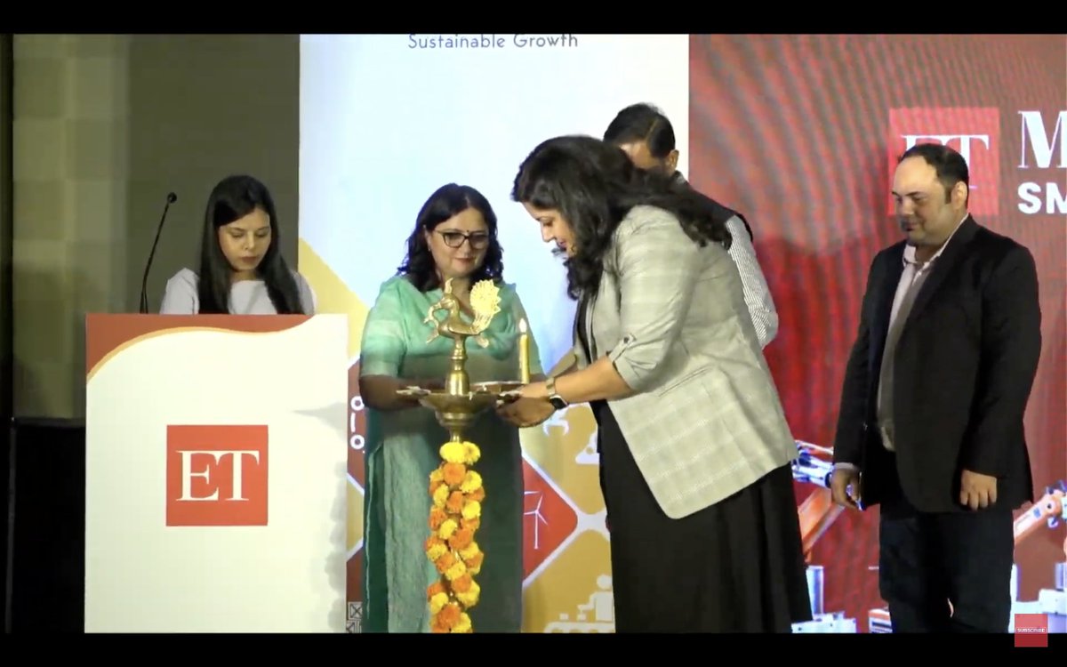 A beautiful start of the Pune edition of ET Make in India SME Regional Summit.

Watch it live here: shorturl.at/Z0WXA

#ETSMESummit