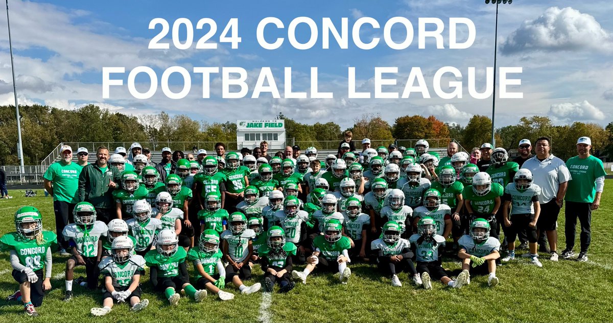 ConcordCFL's tweet photo. We have wrapped up another GREAT year of CFL. It’s an exciting time to be a part of the Concord Football program! https://t.co/LLpArOht1m