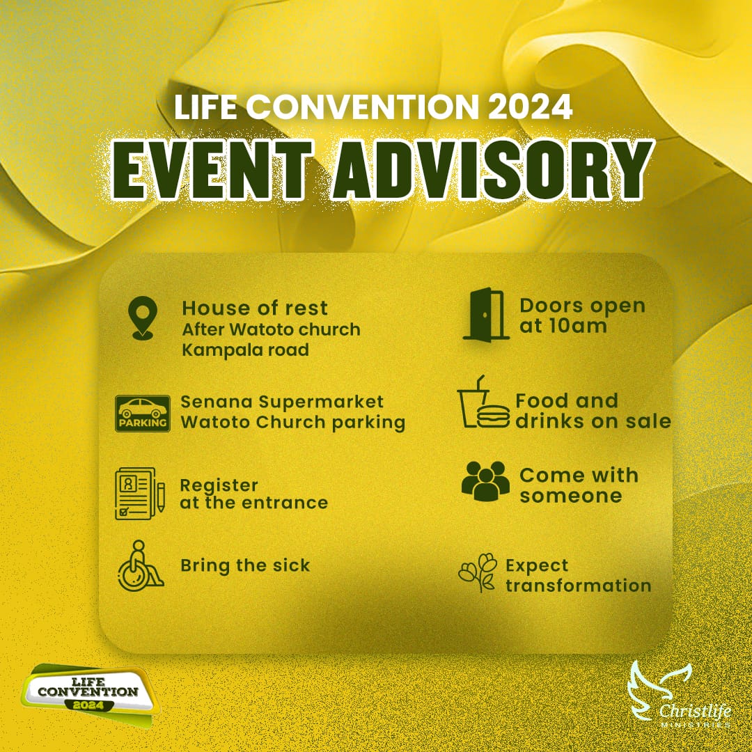 CLCEntebbe1's tweet photo. ๐ฅEVENT ADVISORY!!.
#Lifeconvention
#HouseofRest (Fido dido)
19th/10/2024 https://t.co/BuTXuq3rIf