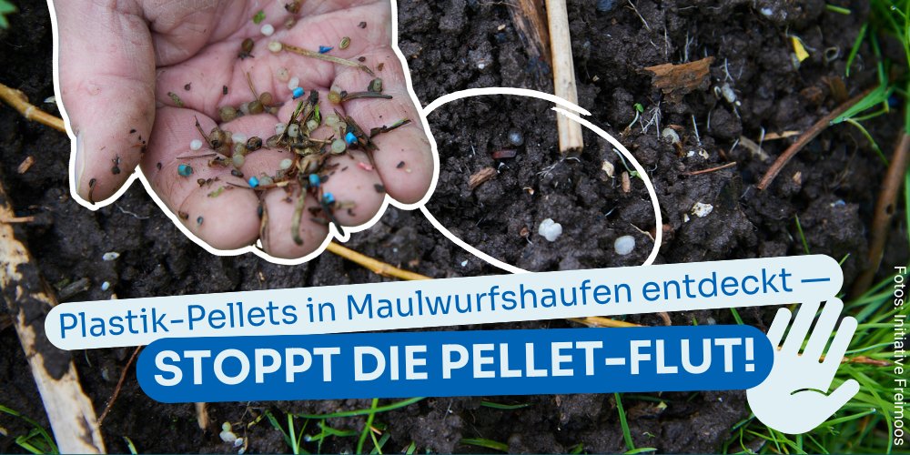 bund_net's tweet photo. #PlastikPellets jetzt auch in Maulwurfshaufen: Die Initiative Freimoos fand etliche kleine Plastik-Kügelchen im und in der Nähe eines Sees im bayrischen #Halfing. Bilder wie diese zeigen, dass die Bundesregierung endlich klare Kante gegen die Pellet-Flut zeigen muss! ✋🌊 1/3 https://t.co/dbsBmBZyjW