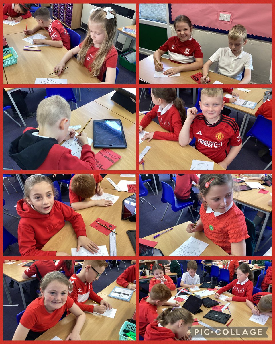 BaderPrimary's tweet image. Y4 have been recognising #Showracismtheredcard by creating handprints about ourselves and designing T-shirts and football boots #WRD24 🔴⚽️😊 #RRSarticle2