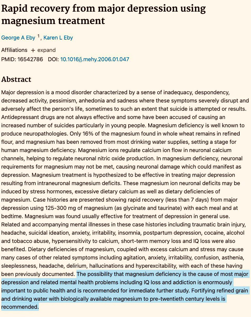 coco1337's tweet photo. Magnesium deficiency = IQ loss + depression

Reverse in 7 days with 300mg magnesium (glycinate &amp; taurinate) with each meal and at bedtime. https://t.co/xftS4My2U9