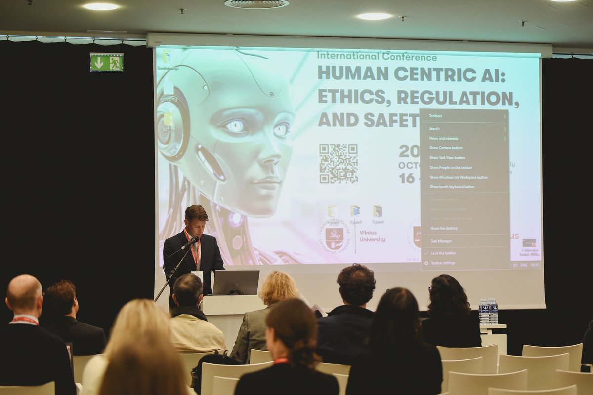 VU_lawfaculty's tweet photo. @VU_lawfaculty continues its' leadership in the development of interdisciplinary approach to the fields of law and AI - this week was held the international scientific conference “Human Centric AI: Ethics, Regulation, and Safety”.

Read more👉https://t.co/Yp1wtiGrGs

#AI #law https://t.co/3w58OTx0lu