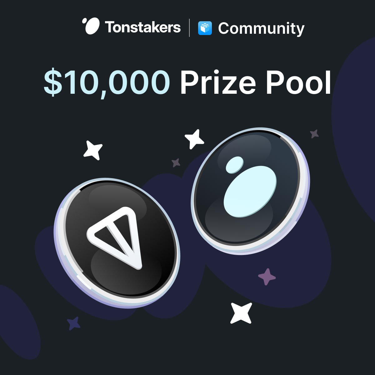 tonstakers's tweet photo. 𝗪𝗶𝗻 𝗮 𝗦𝗵𝗮𝗿𝗲 𝗼𝗳 𝗮 $𝟭𝟬,𝟬𝟬𝟬 𝗣𝗿𝗶𝘇𝗲 𝗣𝗼𝗼𝗹 🥳

Tonstakers is launching a new competitive campaign in honor of our integration with @tonspace_tg. Now, by staking with Tonstakers, you can get not only up to 30% APR, but also a share of the $10,000 prize pool! 

𝗛𝗼𝘄 𝘁𝗼 𝗽𝗮𝗿𝘁𝗶𝗰𝗶𝗽𝗮𝘁𝗲:
1⃣ Open the Tonstakers campaign in the Community Bot.
2⃣ Stake TON in TON Space, complete tasks, and earn points.

𝗝𝗼𝗶𝗻 𝗵𝗲𝗿𝗲 ⤵️
https://t.co/YiG493yfL9