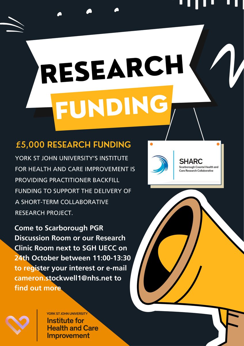 York & Scarborough Hospital Research & Innovation tweet media