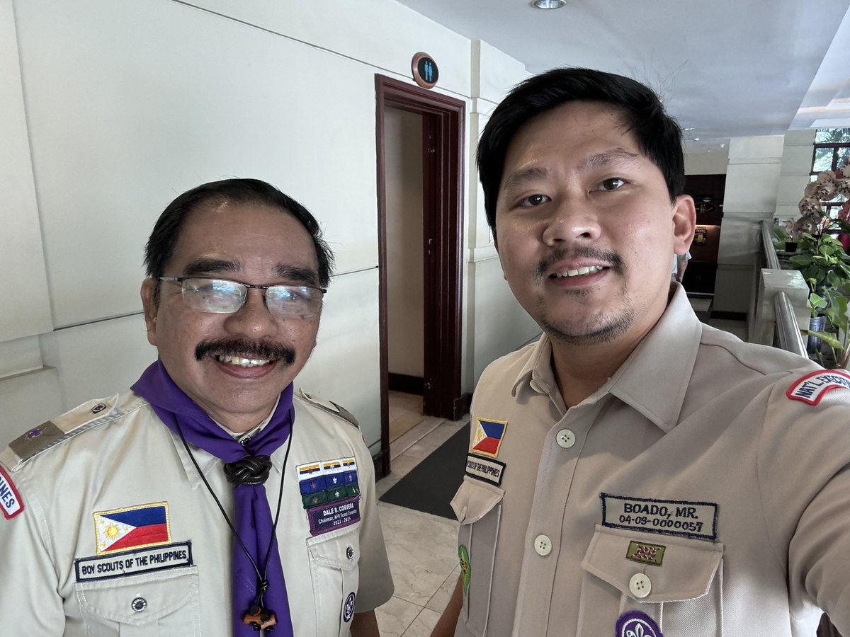 markroyboado's tweet image. Happy see again the Boy Scouts of the Philippines National President, Cong. Dale Corvera in our today’s event here in Cebu. He missed two consecutive meetings prior to this one we had today due to health reasons. Praying for your full recovery NP 🫡 #ScoutingPH #OneNCR