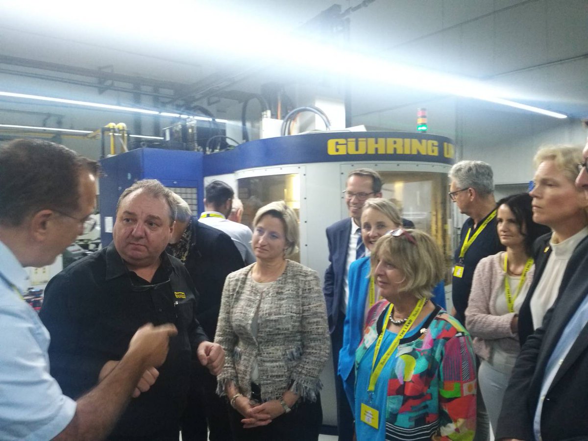 GermanThaiChamb's tweet photo. On their last day in 🇹🇭, the delegation of the trade mission🇩🇪 headed by @WM_BW Dr Hoffmeister-Kraut MdL visited 1) #MercedesBenz Manufacturing to explore the HV-Battery plant & 2) #Guehring for the company's workshop of precision tools #GTCCmembers #PartnerInThailand https://t.co/USBG7qb5BM