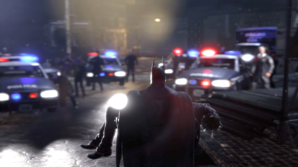 My favorite moment honestly is walking out of the Steel Mill after Catwoman helps you out of the rubble and you see Protocol Ten happening right in front of you, and the conversation between Oracle, Alfred and Bruce and everything that happens after is just incredible