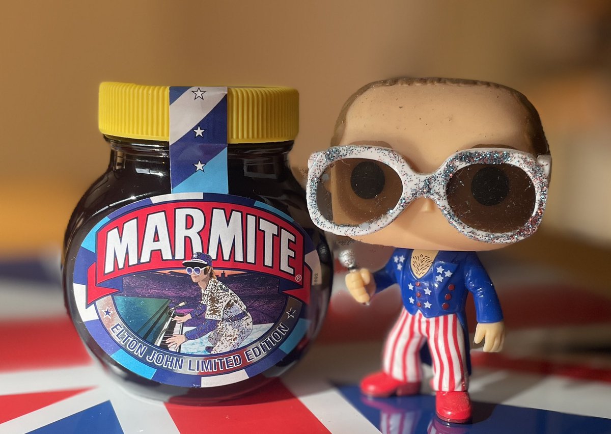 Elton John flavoured Marmite.