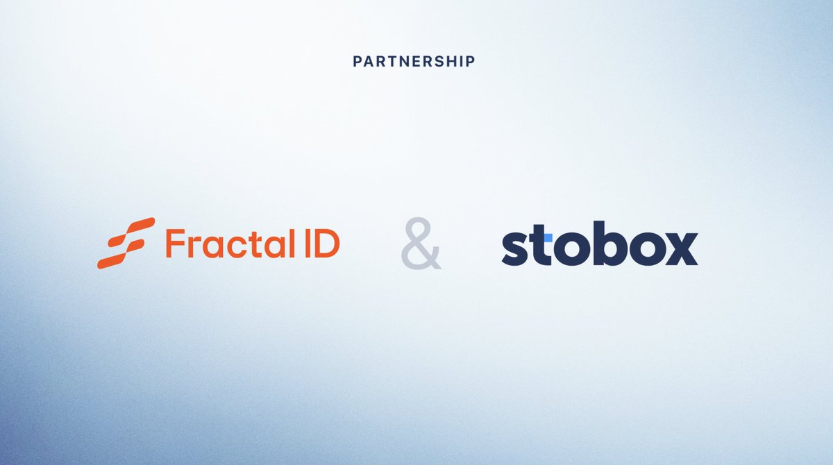 RossShemeliak's tweet image. 🔥 FINALLY! Stobox partners with @Fractal_ID  to Enhance Compliance and User Experience in Stobox 4 🎉

The integration of Fractal ID will enable seamless and efficient #KYC and #KYB checks, ensuring Stobox 4 users can securely interact with the platform while meeting regulatory…