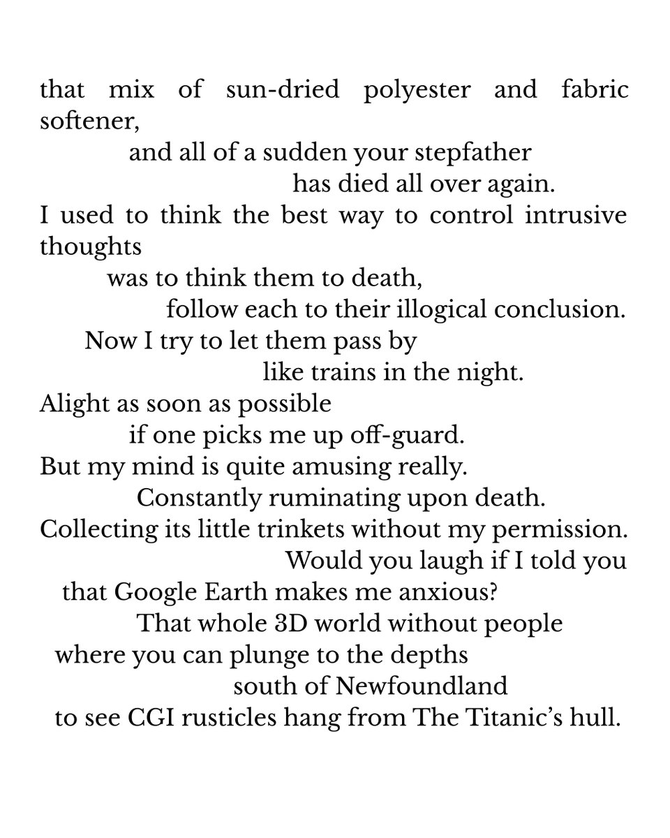 Rhys_Owain's tweet photo. It’s #OCDAwarenessWeek. Here’s a poem I wrote after being diagnosed with OCD a couple of years ago, originally published in Field’s issue on the theme of ‘control’. https://t.co/06FGWRn0z9