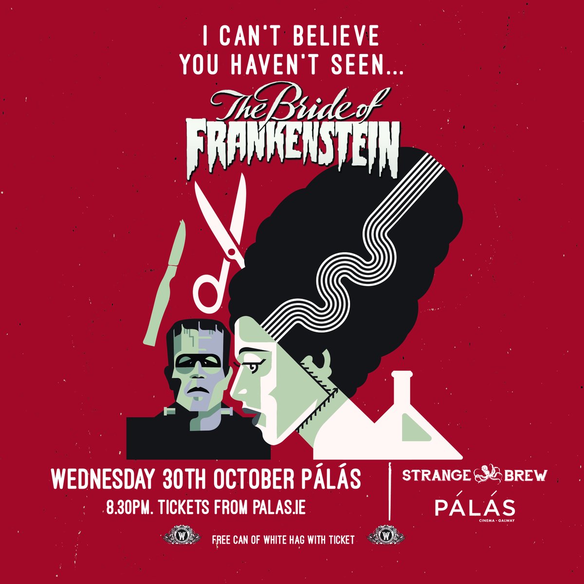 PĂĄlĂĄs Cinema (@palasgalway) on Twitter photo <a href="/StrangeBrewIrl/">Strange Brew</a> present I Can't Believe You Haven't Seen... THE BRIDE OF FRANKENSTEIN!
Screening on Oct 30th - enjoy a free can from White Hag Brewery, included with every ticket!
đď¸ bit.ly/3U8Pybd <a href="/StrangeBrewIrl/">Strange Brew</a> present I Can't Believe You Haven't Seen... THE BRIDE OF FRANKENSTEIN!
Screening on Oct 30th - enjoy a free can from White Hag Brewery, included with every ticket!
đď¸ bit.ly/3U8Pybd