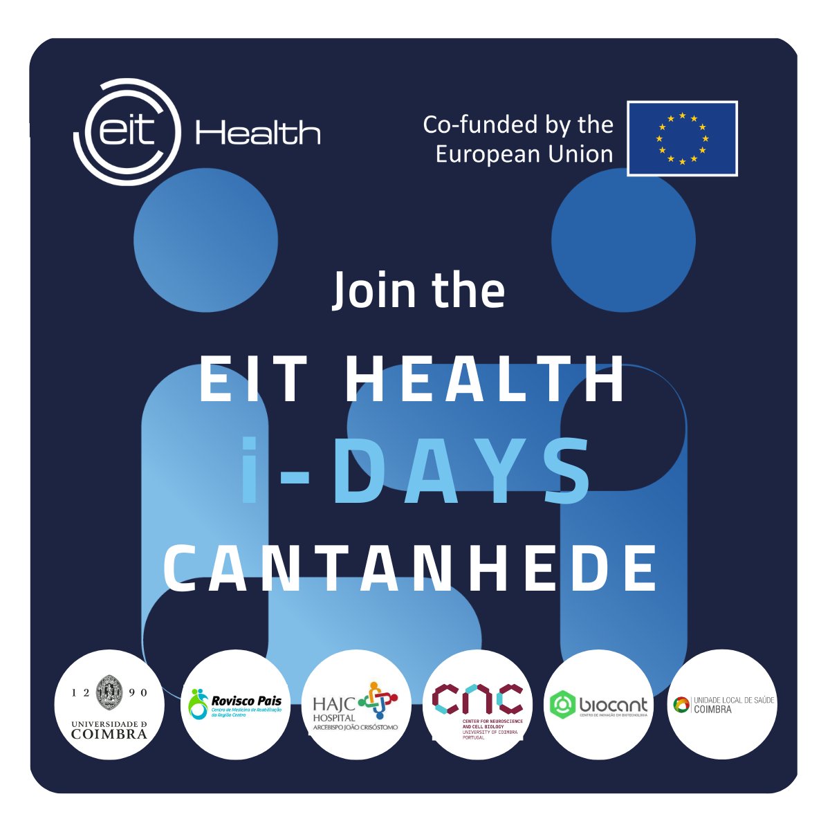 [Cantanhede I-Days 2024]
Are you a student, researcher or post-doc with an interest in healthcare innovation?
Get an introduction to practical innovation tools and compete to tackle real-life healthcare challenges.

🚌free lunch and bus Coimbra–Cantanhede!
uc.pt/go/cantanhedei…