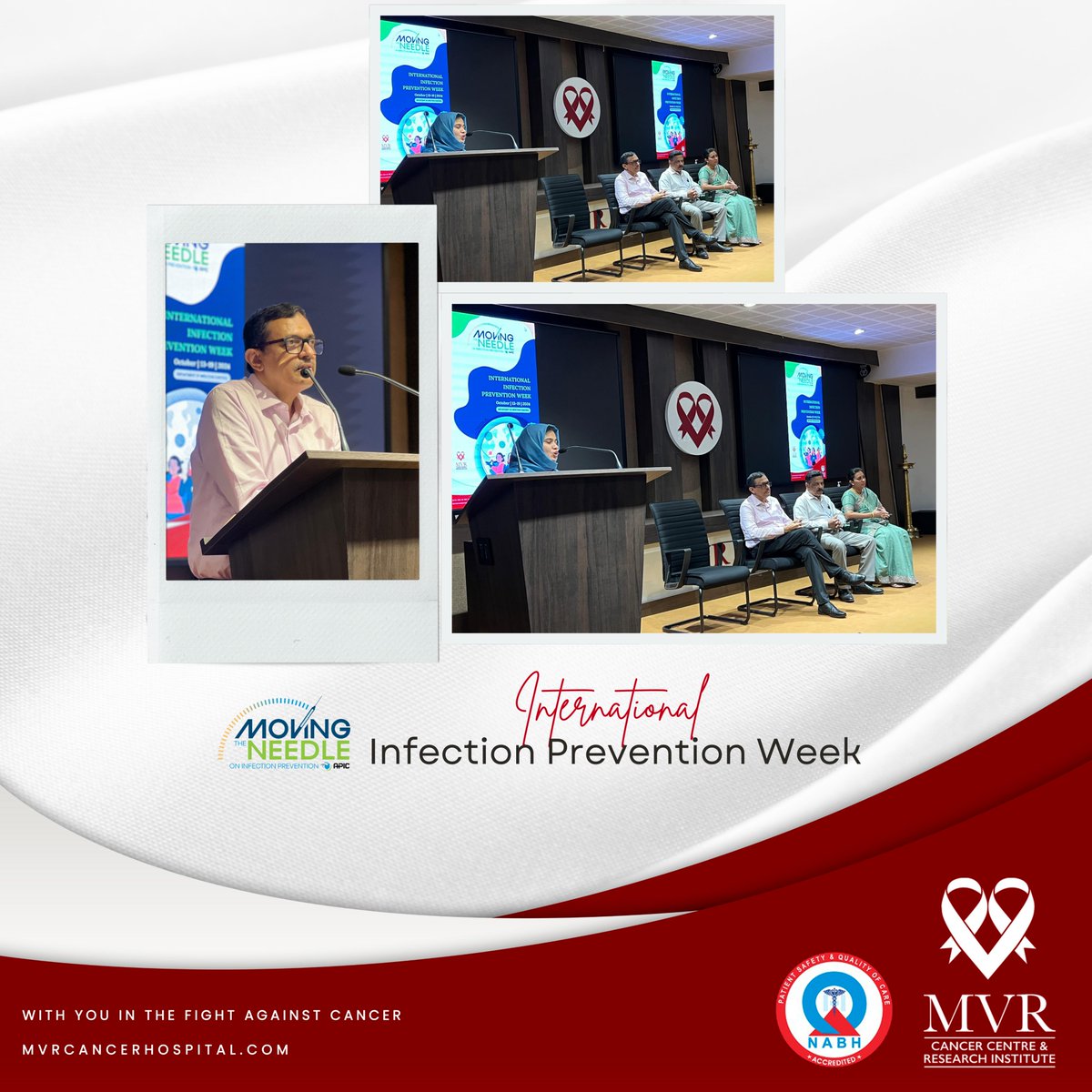 MVRCancerCentre's tweet photo. Moving the Needle on Infection Prevention! 🚑💉 MVRCCRI celebrated International Infection Prevention Week 2024 with engaging sessions, quizzes & live demonstrations. Be a part of the mission to stop infections and save lives!
#InfectionPrevention #IIPW2024 #MVRCCRI https://t.co/epLqmWMQr7