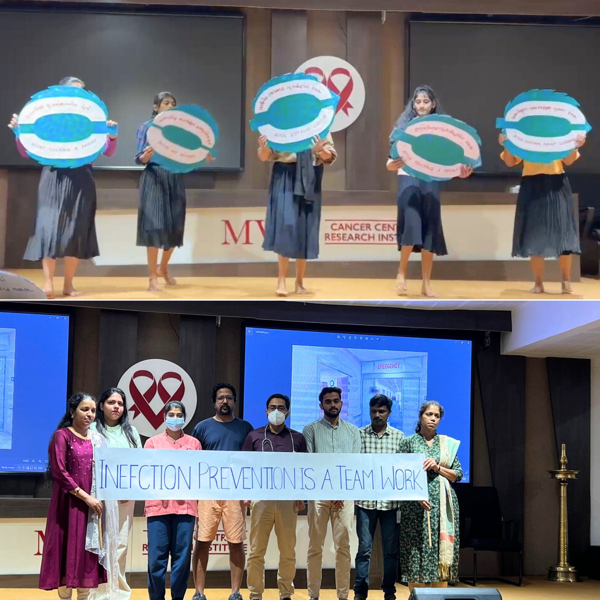 MVRCancerCentre's tweet photo. Moving the Needle on Infection Prevention! 🚑💉 MVRCCRI celebrated International Infection Prevention Week 2024 with engaging sessions, quizzes & live demonstrations. Be a part of the mission to stop infections and save lives!
#InfectionPrevention #IIPW2024 #MVRCCRI https://t.co/epLqmWMQr7