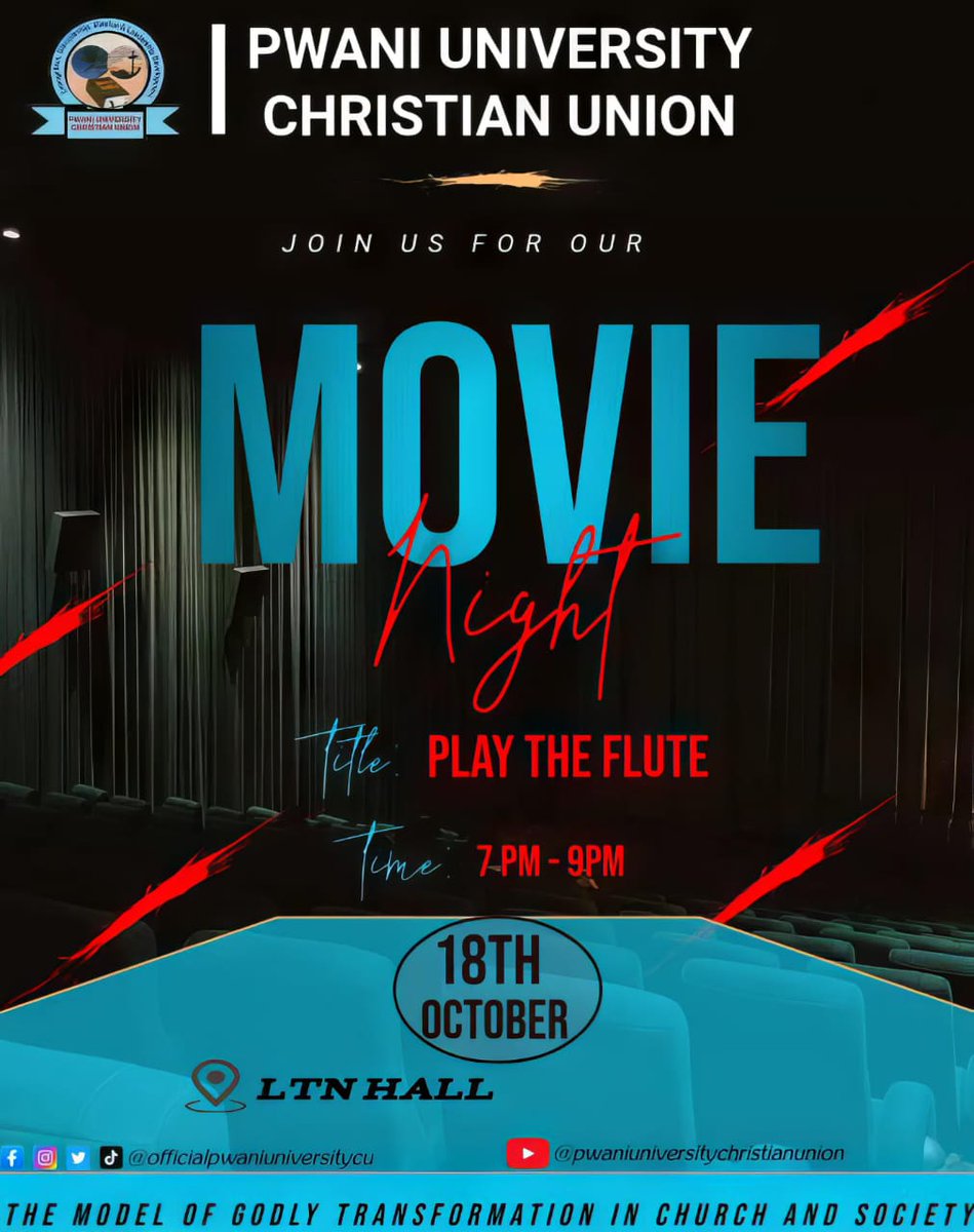 PucUnion's tweet image. Join us for this Encouraging movie of a young pastor who is ready to spread the word of God but face a lot of opposition