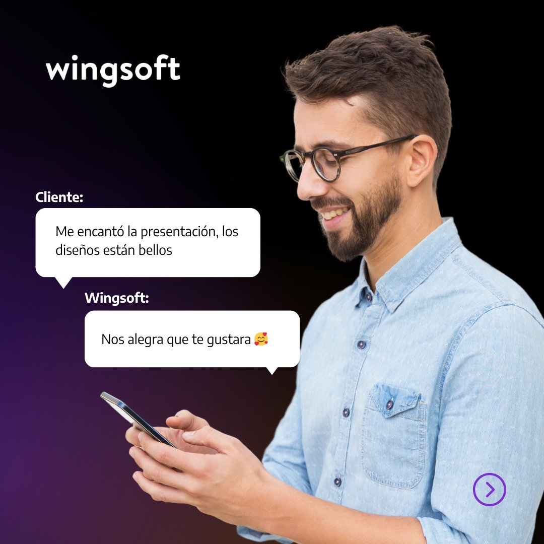 wingsoft's tweet photo. 👉 ¿Te ha pasado? En Wingsoft estamos aquí para asegurarnos de que el resultado final siempre sea perfecto para ti. 💪🎯

#Diseño #Trabajo #Equipo #Feedback #ClientesFelices #Wingsoft https://t.co/d8zkNJm6Y3